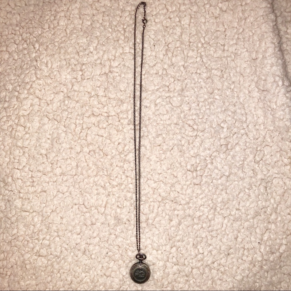 Long Vintage Watch Pendant OBO